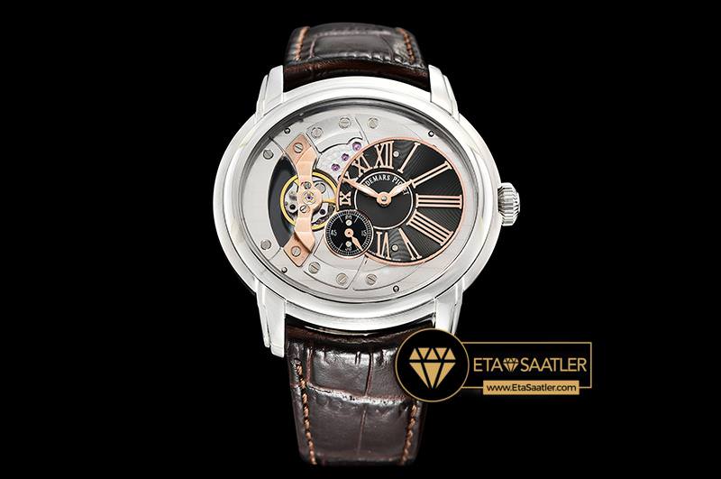 Audemars Piguet Millenary 15350 elik Kasa Siyah skelet Kadran ETA